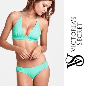 Victoria's Secret | Seafoam Green Knockout Ruched Bikini Bottoms | Size Medium